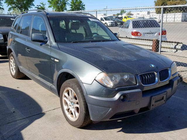 WBXPA73475WC48968 - 2005 BMW X3 2.5I GRAY photo 1