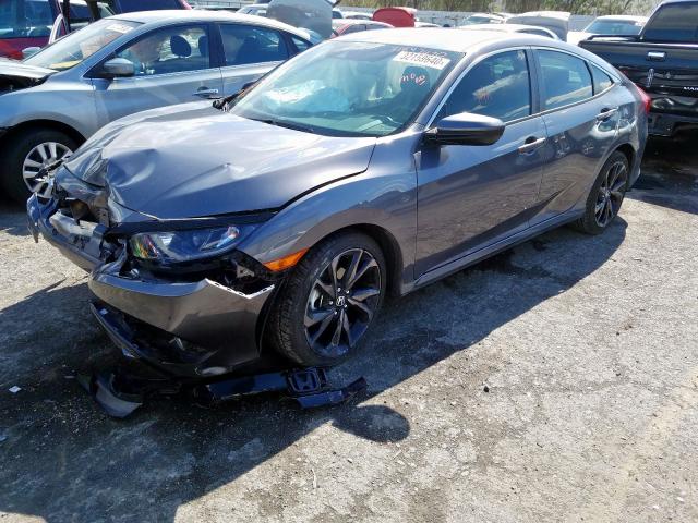 19XFC2F8XKE009664 - 2019 HONDA CIVIC SPORT  照片 2