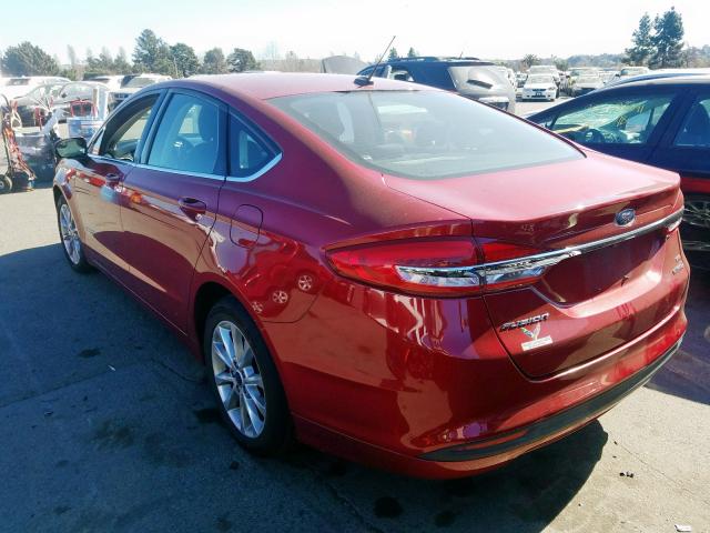 3FA6P0LU2HR285225 - 2017 FORD FUSION SE HYBRID  photo 3