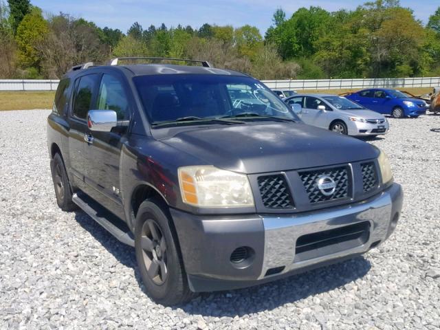 5N1AA08A25N706312 - 2005 NISSAN ARMADA SE GRAY photo 1