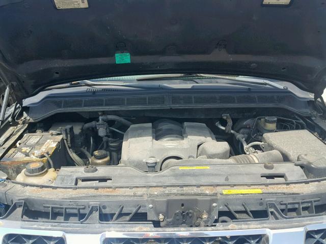 5N1AA08B55N723873 - 2005 NISSAN ARMADA SE BLACK photo 7