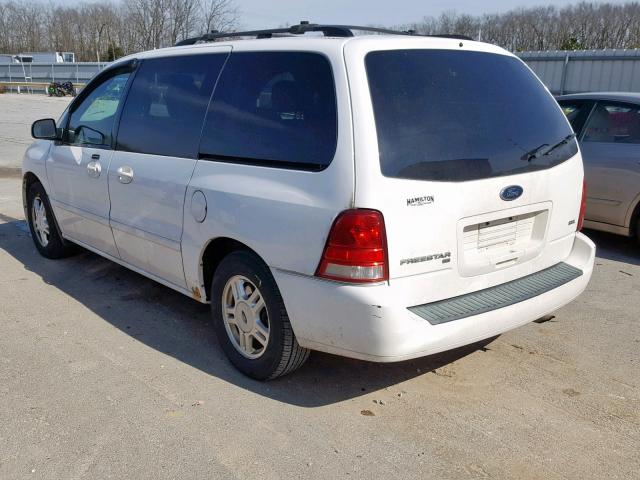 2FMDA52295BA25135 - 2005 FORD FREESTAR S WHITE photo 3