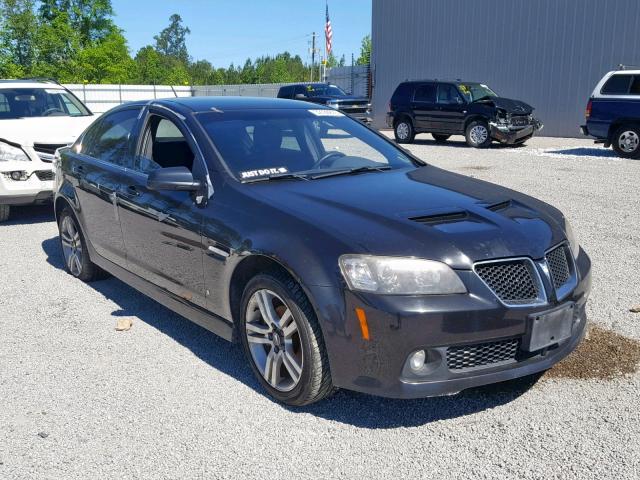 6G2ER57749L172465 - 2009 PONTIAC G8 BLACK photo 1