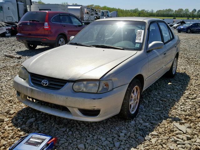 1NXBR12E82Z604982 - 2002 TOYOTA COROLLA CE SILVER photo 2