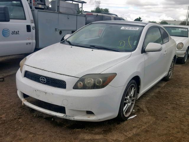 JTKDE167880264259 - 2008 TOYOTA SCION TC WHITE photo 2