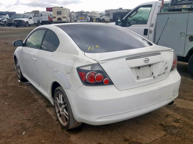 JTKDE167880264259 - 2008 TOYOTA SCION TC WHITE photo 3