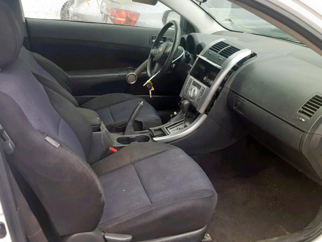 JTKDE167880264259 - 2008 TOYOTA SCION TC WHITE photo 5