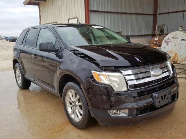 2FMDK38C49BA68031 - 2009 FORD EDGE SEL BLACK photo 1