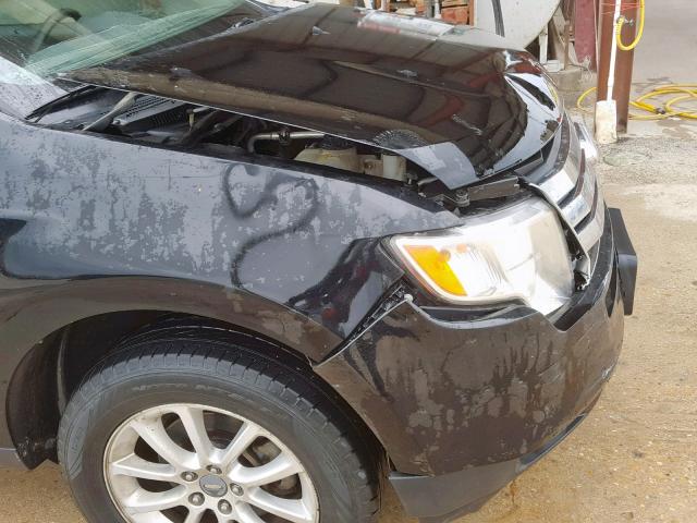 2FMDK38C49BA68031 - 2009 FORD EDGE SEL BLACK photo 9