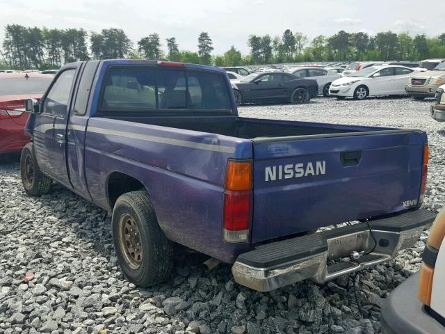 1N6HD16SXSC304182 - 1995 NISSAN TRUCK KING PURPLE photo 3