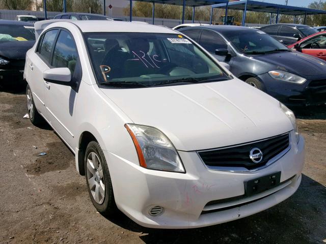 3N1AB6AP1CL743919 - 2012 NISSAN SENTRA 2.0 WHITE photo 1