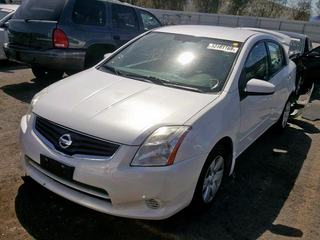 3N1AB6AP1CL743919 - 2012 NISSAN SENTRA 2.0 WHITE photo 2