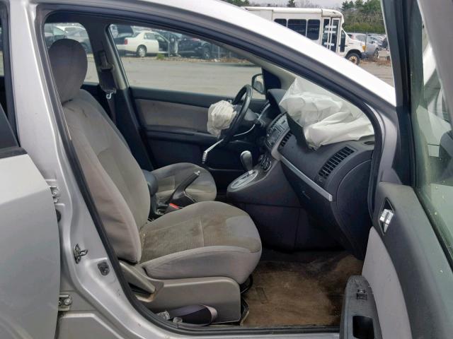 3N1AB6AP4BL707074 - 2011 NISSAN SENTRA 2.0 SILVER photo 5