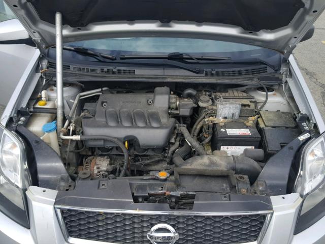 3N1AB6AP4BL707074 - 2011 NISSAN SENTRA 2.0 SILVER photo 7