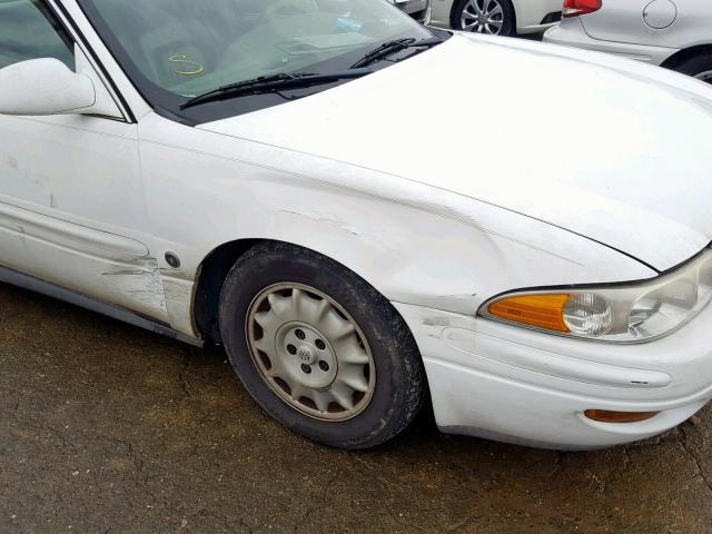 1G4HR54K3YU197361 - 2000 BUICK LESABRE LI WHITE photo 9