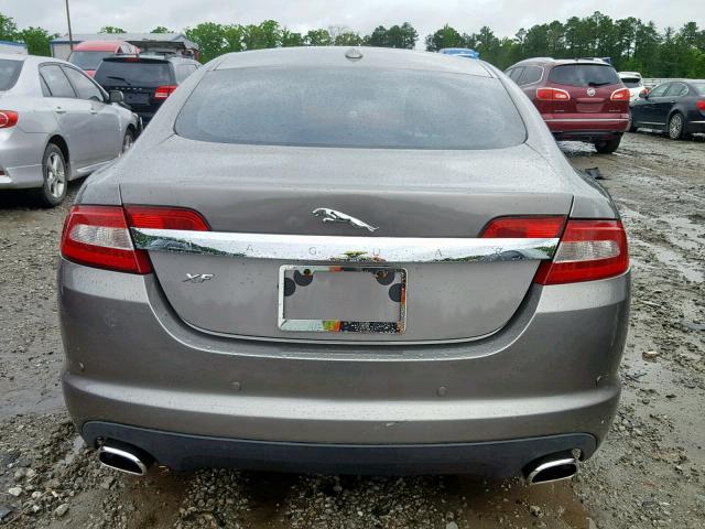 SAJWA05B79HR43990 - 2009 JAGUAR XF LUXURY GRAY photo 9