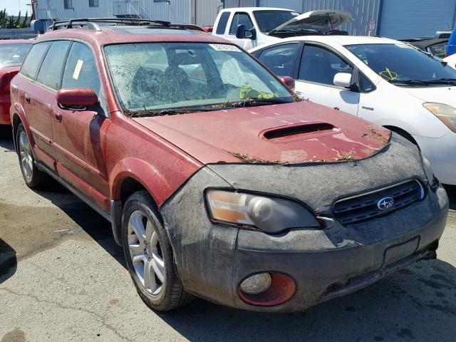 4S4BP67CX54355700 - 2005 SUBARU LEGACY OUT MAROON photo 1