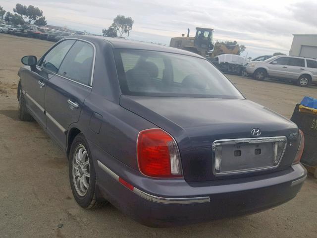 KMHFU45E84A356346 - 2004 HYUNDAI XG 350 SILVER photo 3