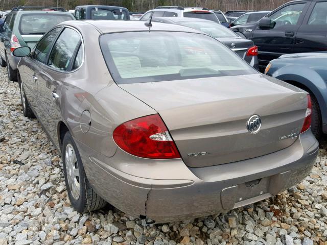 2G4WC582571186231 - 2007 BUICK LACROSSE C TAN photo 3