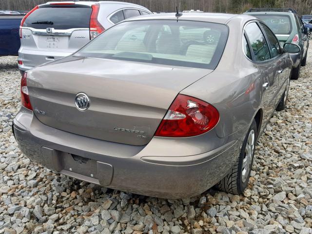 2G4WC582571186231 - 2007 BUICK LACROSSE C TAN photo 4