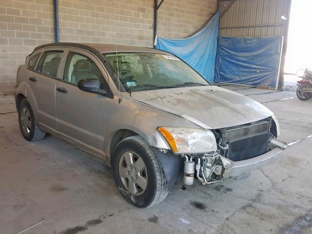 1B3HB28C27D218341 - 2007 DODGE CALIBER SILVER photo 1