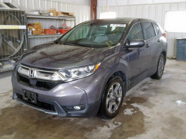 7FARW1H85HE030022 - 2017 HONDA CR-V EXL CHARCOAL photo 2