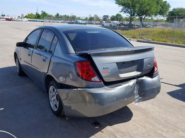 1G8AJ52F54Z211061 - 2004 SATURN ION LEVEL GRAY photo 3