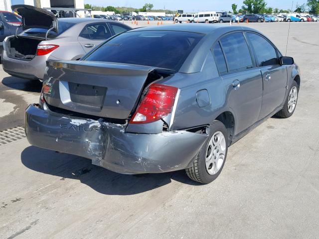 1G8AJ52F54Z211061 - 2004 SATURN ION LEVEL GRAY photo 4