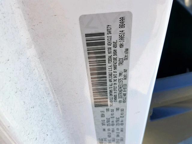 3C6TRVNG7HE511575 - 2017 RAM PROMASTER 白色 照片 10