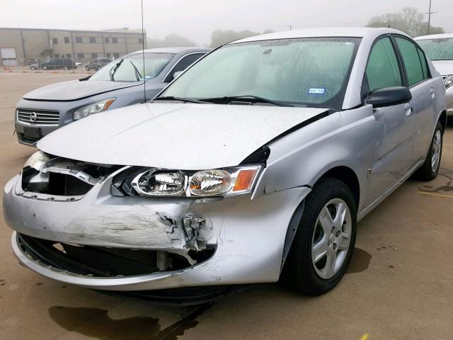 1G8AJ55F47Z206224 - 2007 SATURN ION LEVEL SILVER photo 2