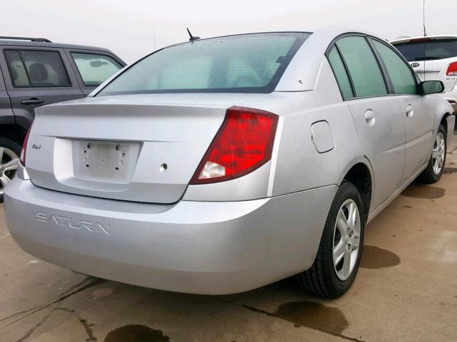 1G8AJ55F47Z206224 - 2007 SATURN ION LEVEL SILVER photo 4