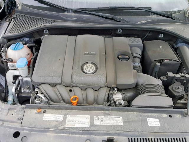 1VWBP7A32CC095781 - 2012 VOLKSWAGEN PASSAT SE BLUE photo 7