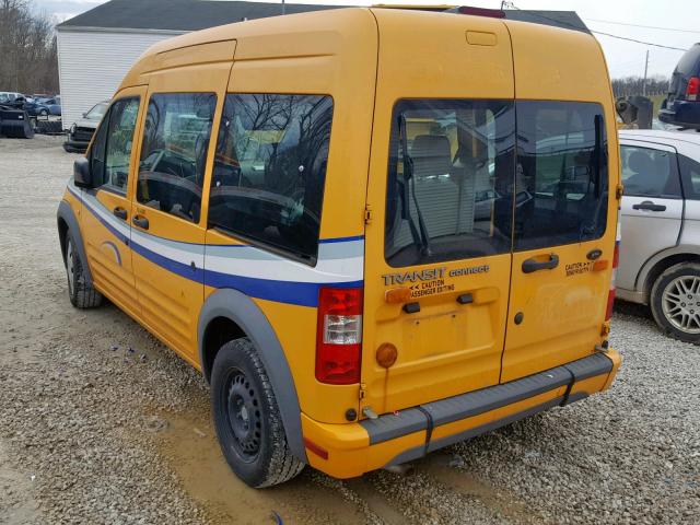 NM0KS9CN2CT097880 - 2012 FORD TRANSIT CO YELLOW photo 3