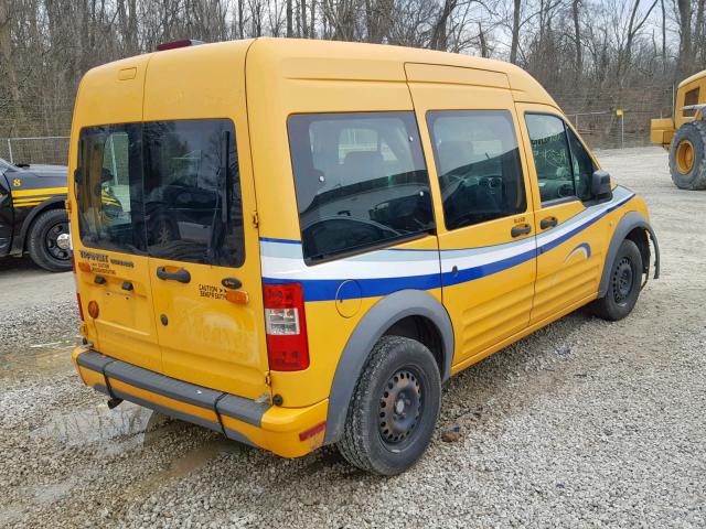 NM0KS9CN2CT097880 - 2012 FORD TRANSIT CO YELLOW photo 4