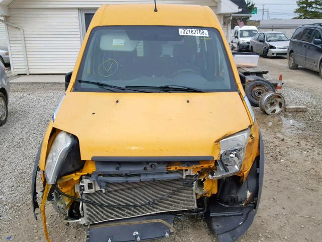 NM0KS9CN2CT097880 - 2012 FORD TRANSIT CO YELLOW photo 9