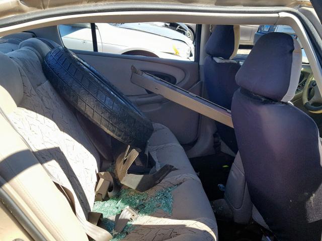 1G1NE52JX3M622265 - 2003 CHEVROLET MALIBU LS GOLD photo 6