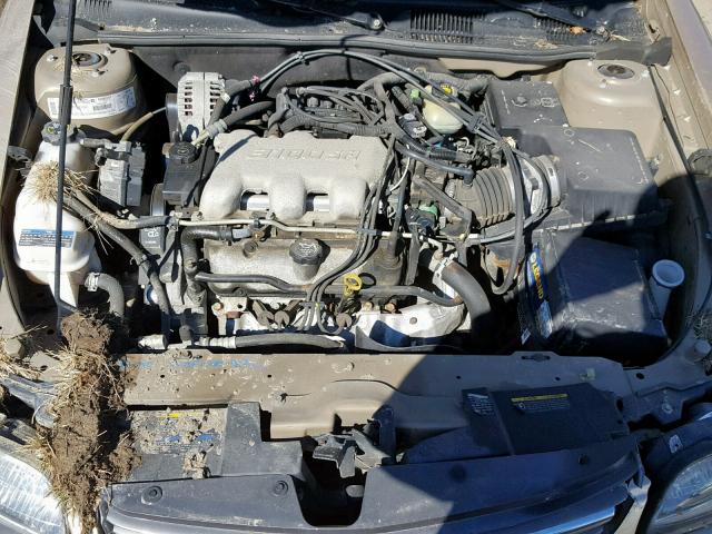 1G1NE52JX3M622265 - 2003 CHEVROLET MALIBU LS GOLD photo 7