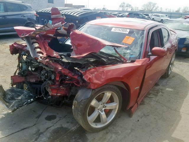 2B3KA73W76H328388 - 2006 DODGE CHARGER SR MAROON photo 2