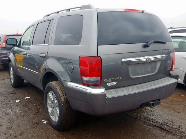 1A8HW58277F523410 - 2007 CHRYSLER ASPEN LIMI GRAY photo 3