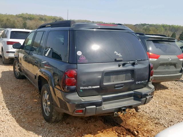 1GNET16S346203437 - 2004 CHEVROLET TRAILBLAZE GRAY photo 3