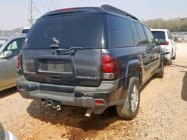 1GNET16S346203437 - 2004 CHEVROLET TRAILBLAZE GRAY photo 4