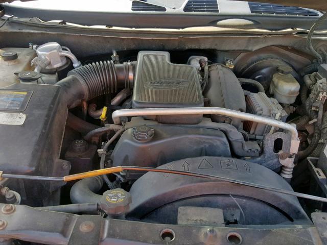 1GNET16S346203437 - 2004 CHEVROLET TRAILBLAZE GRAY photo 7