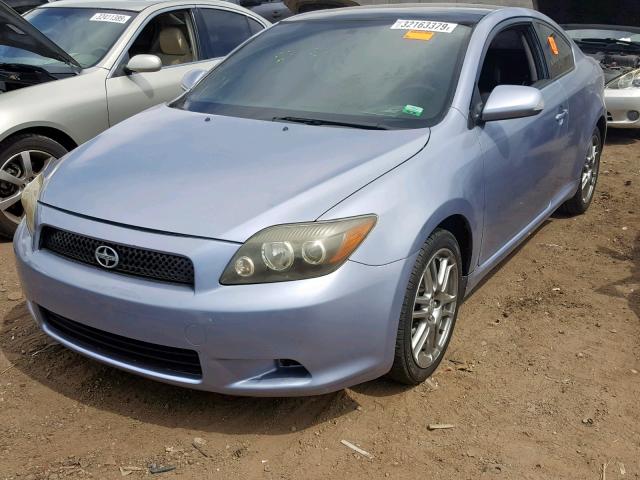 JTKDE167480264811 - 2008 TOYOTA SCION TC BLUE photo 2