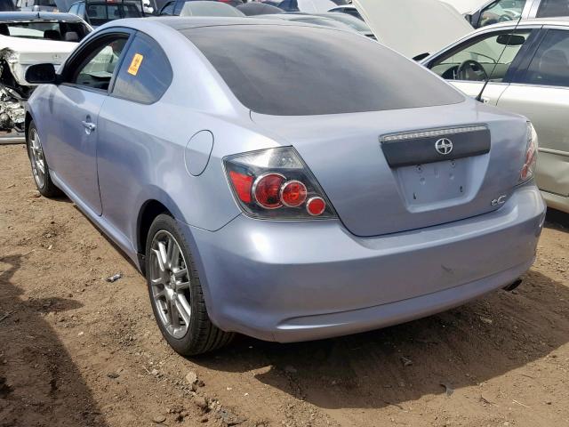 JTKDE167480264811 - 2008 TOYOTA SCION TC BLUE photo 3