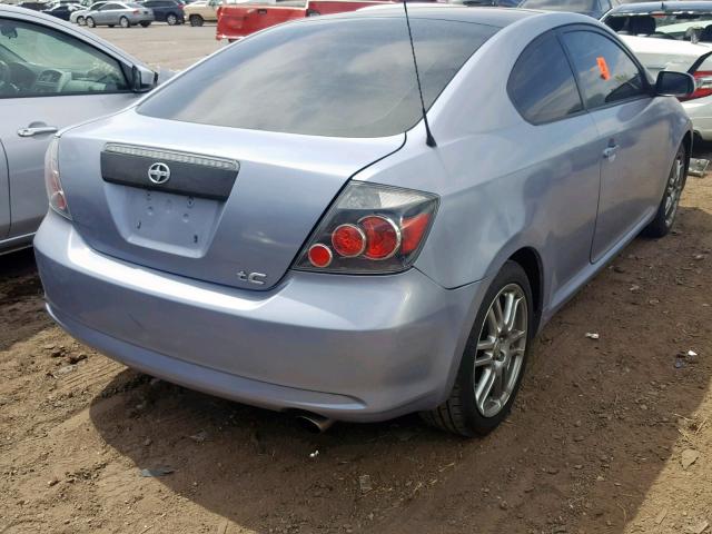 JTKDE167480264811 - 2008 TOYOTA SCION TC BLUE photo 4