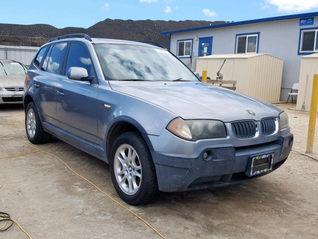 WBXPA73464WB27699 - 2004 BMW X3 2.5I GRAY photo 1