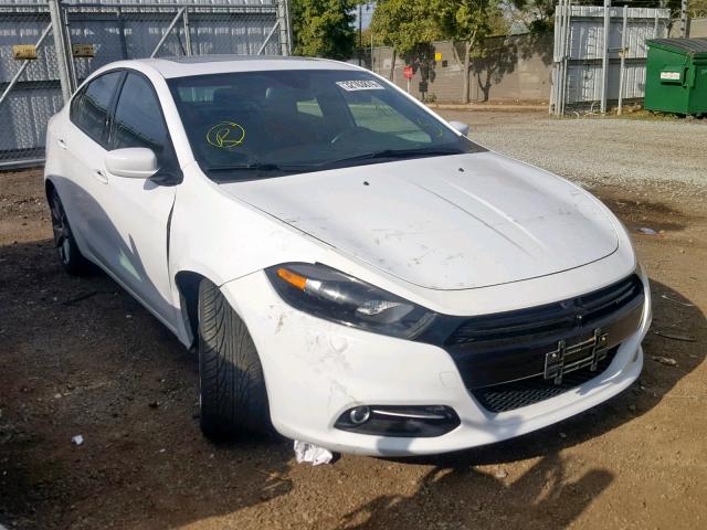 1C3CDFBBXFD253707 - 2015 DODGE DART SXT WHITE photo 1