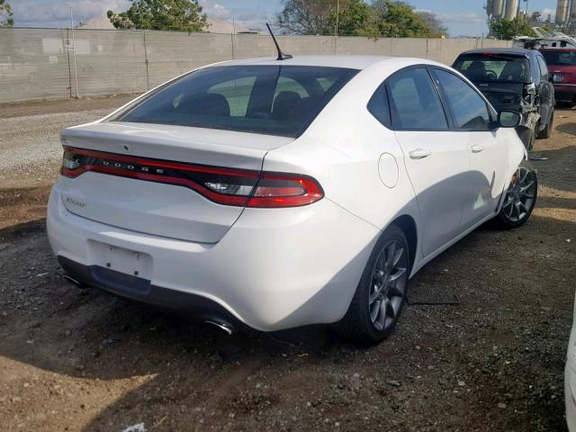 1C3CDFBBXFD253707 - 2015 DODGE DART SXT WHITE photo 4