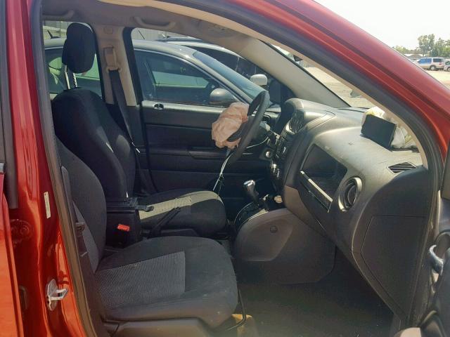 1C4NJCBA3DD169017 - 2013 JEEP COMPASS SP 红色 照片 5