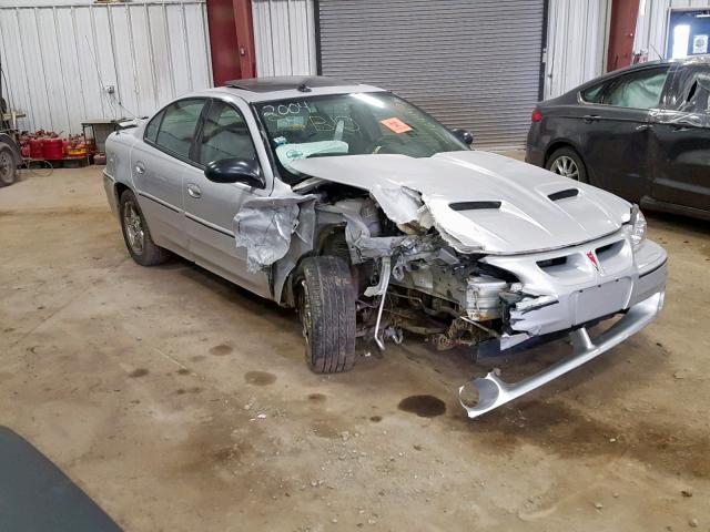 1G2NV52E44C166656 - 2004 PONTIAC GRAND AM G GRAY photo 1